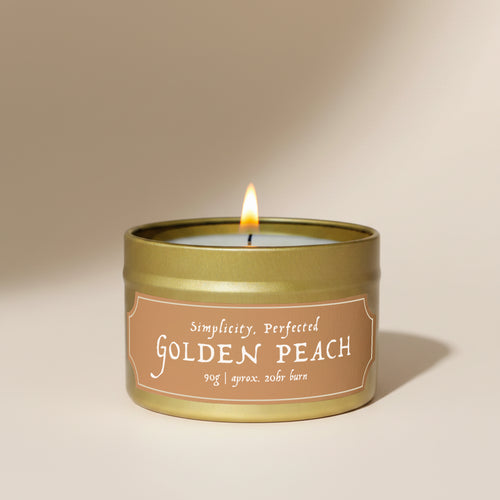 Golden Peach Scented Candle