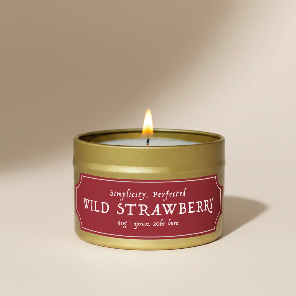 Wild Strawberry Scented Candle